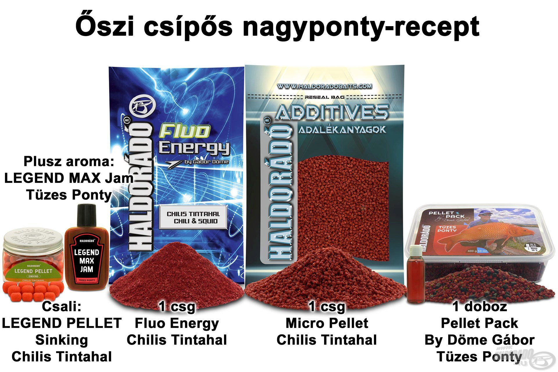 Őszi csípős nagyponty-recept