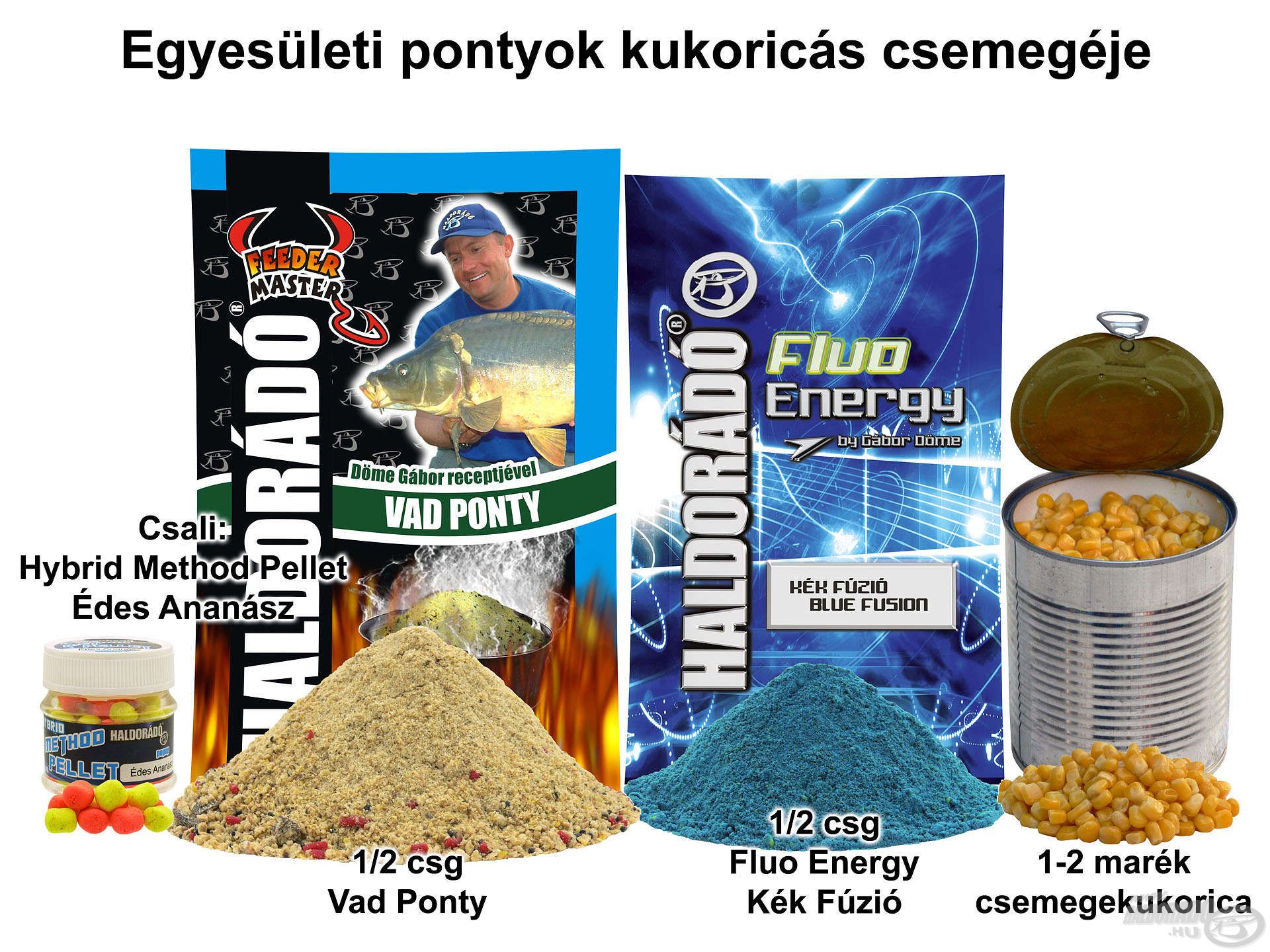 Egyesületi vizek pontyainak kukoricás csemegéje