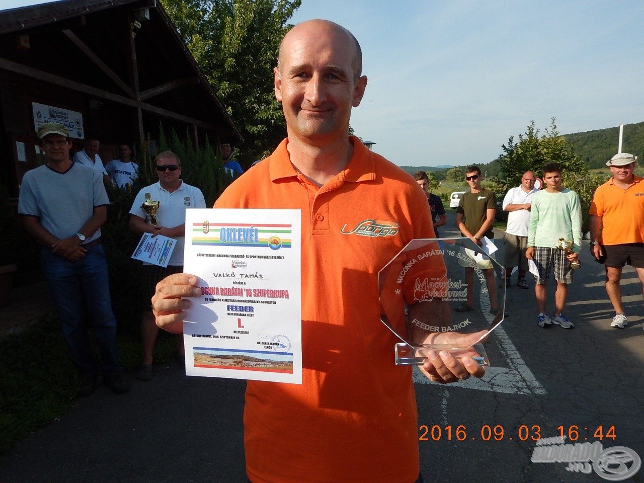 Valkó Tamás, a 2016. év feeder szuperkupa-bajnoka