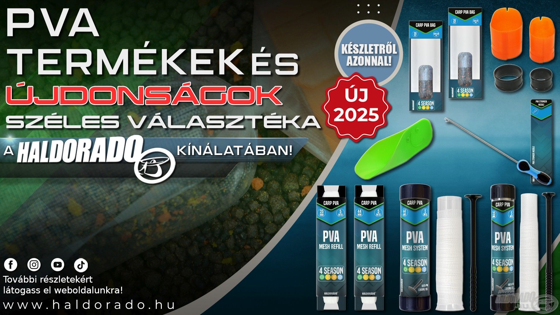 PVA kiegészítők széles választéka