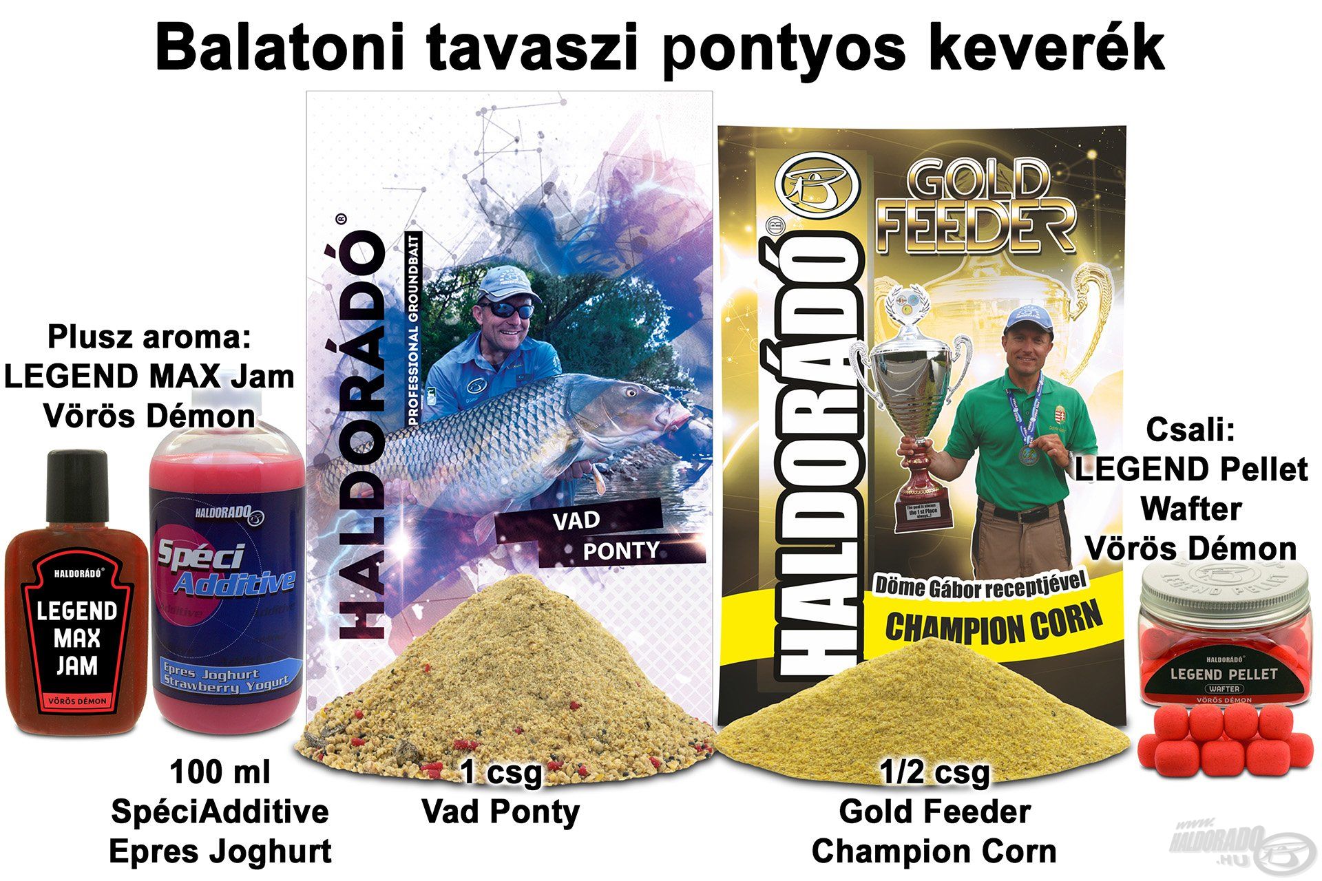 Balatoni tavaszi pontyos keverék