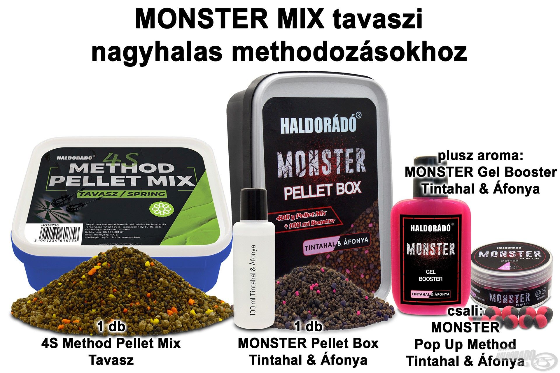 MONSTER MIX tavaszi nagyhalas methodozásokhoz