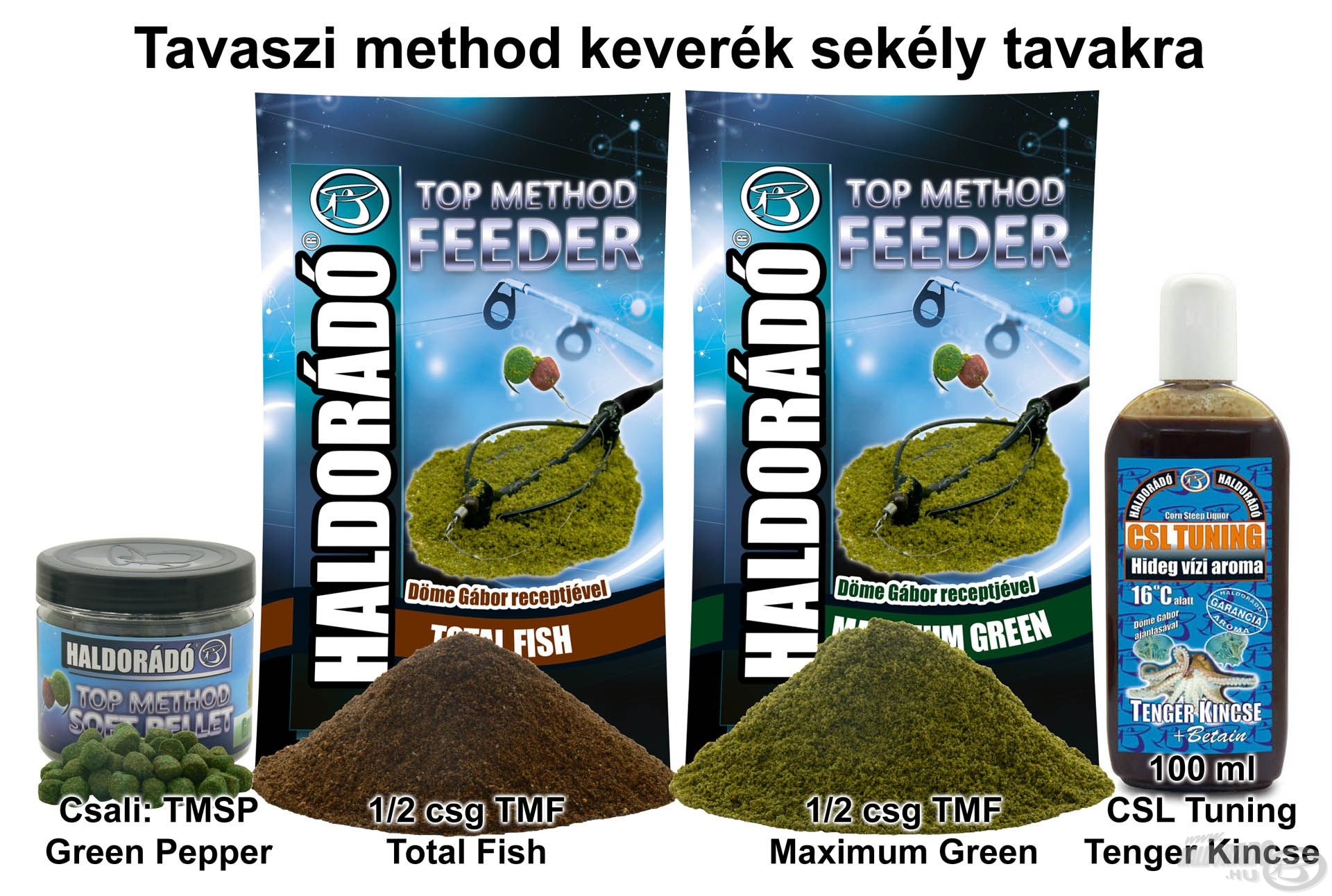 Tavaszi method keverék sekély tavakra