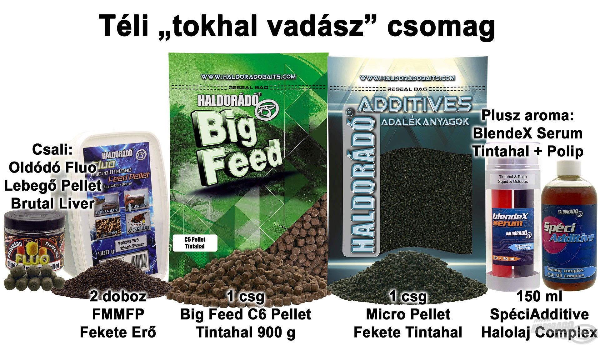 Téli „tokhal vadász” csomag