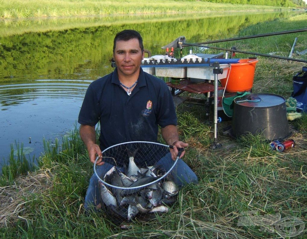 Gyulai Ferenc második fordulós zsákmányával