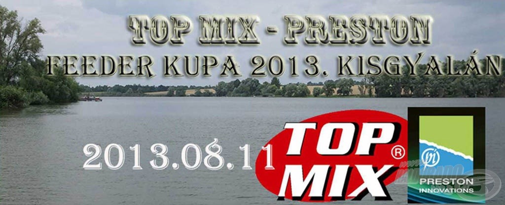 Top Mix - Preston Feeder Kupa versenykiírás