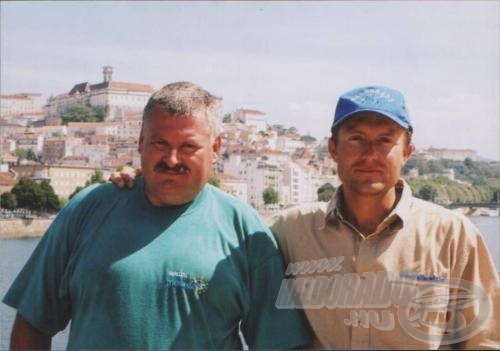 Tóth Ferenc (balról) és Döme Gábor a portugál VB-n
