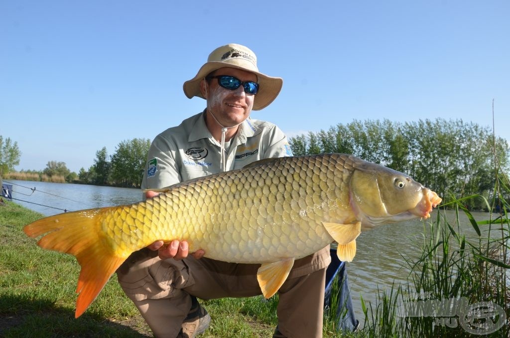 Döme Gábor első mérlegelés előtt fogott hala