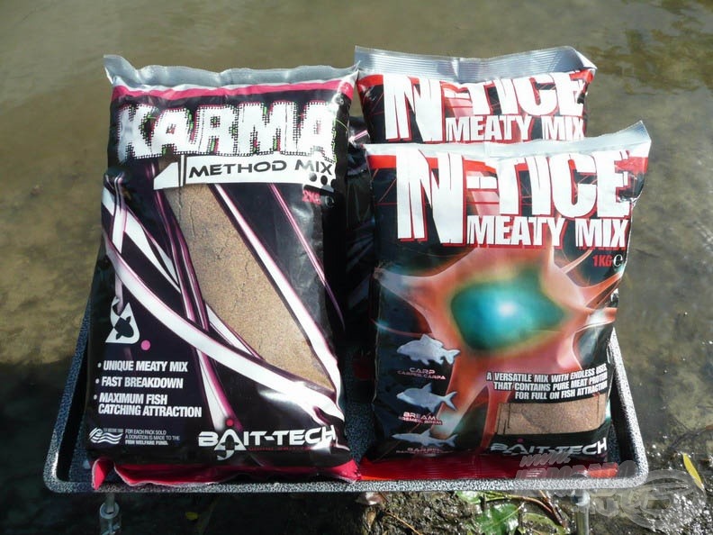 Ismerkedjünk meg a VDE Bait-Tech Karma Method Mix és a VDE Bait-Tech N-Tice Meaty Mix etetőanyagokkal!