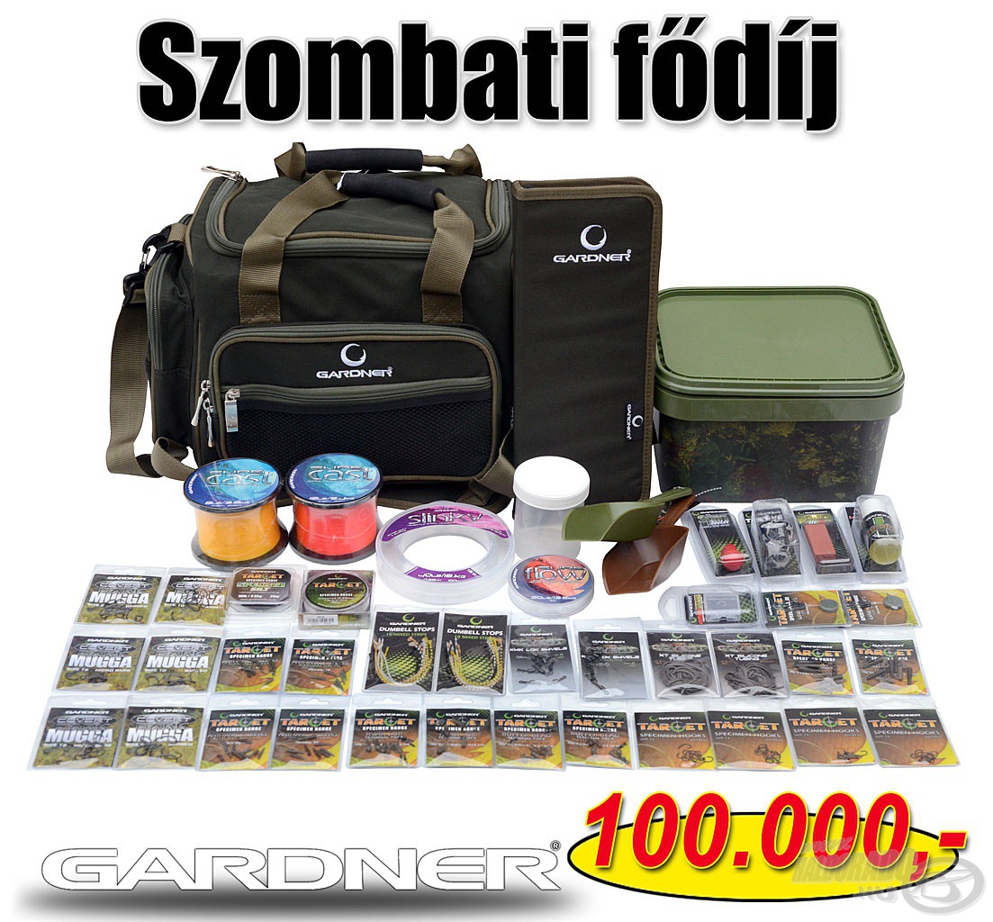 A tudáspróbával összekötött tombola fődíja a szombati napon egy 100.000 Ft értékű Gardner ajándékcsomag!