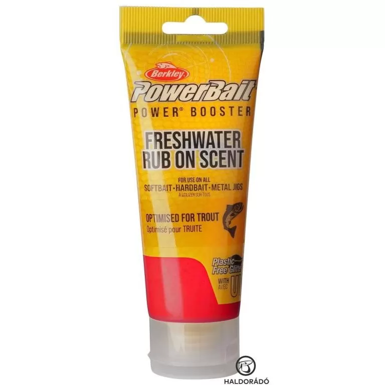 Berkley PowerBait Gel 80 ml - Bloodworm Red BLK FLK for Trout ragadozóhalas aroma gél / 1