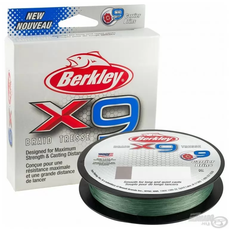 Berkley X9 Braid Low-Vis Green 150 m - 0,20 mm / 1