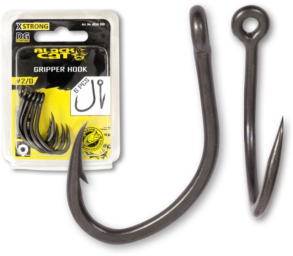 BLACK CAT Gripper Hook 2/0