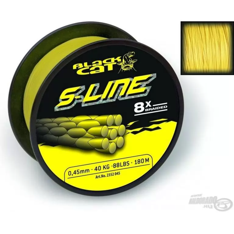 BLACK CAT S-Line 8X Braid 450 m - 0,55 mm / 1