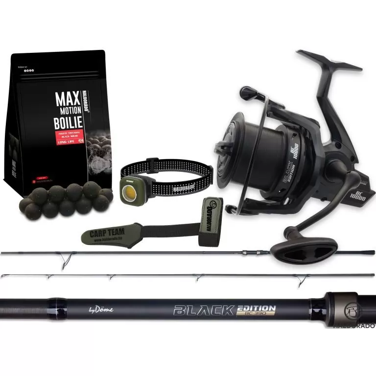 BLACK EDITION 3 Távdobó nagypontyos szett / 1