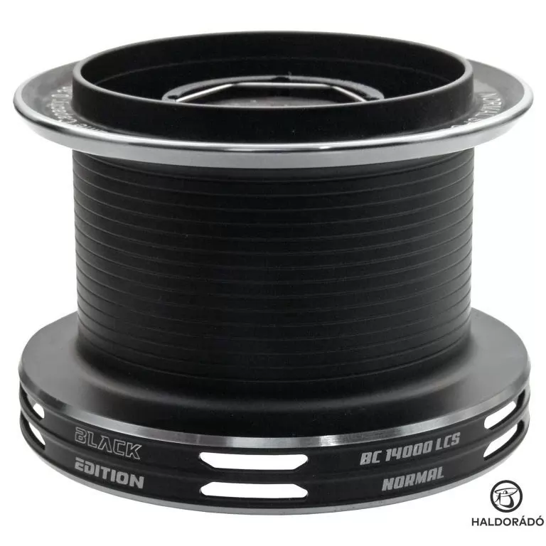 BLACK EDITION BC 14000 LCS nyeletőfékes nagypontyos orsó pótdobbal, díszdobozban / 9