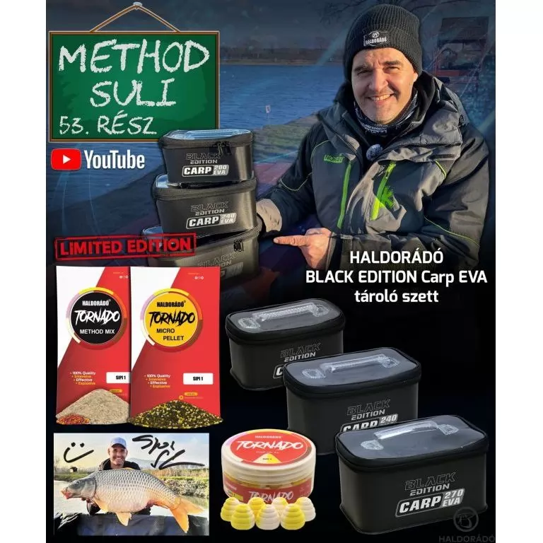 BLACK EDITION Carp EVA Tároló szett / 1