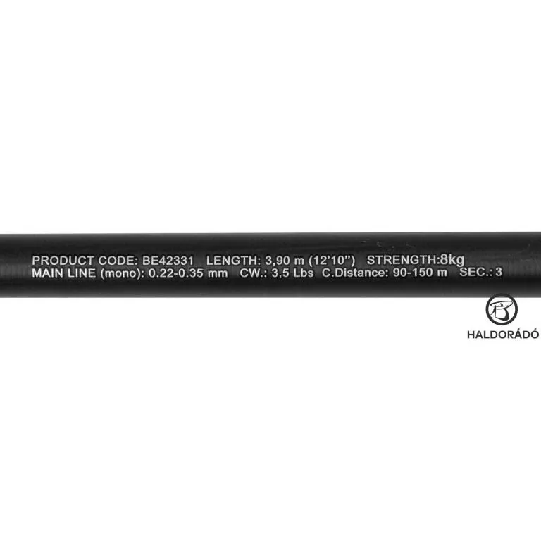 BLACK EDITION NEW GENERATION CARP 390 3,5 Lbs távdobó nagypontyos horgászbot / 8