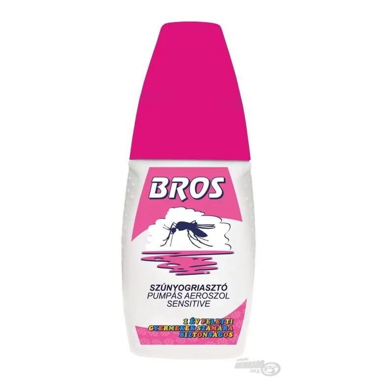 BROS Szúnyog és kullancsriasztó pumpás Sensitive 50 ml / 1