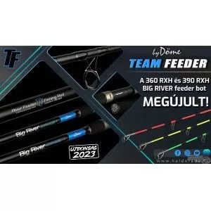 By Döme TEAM FEEDER Big River 360RXH horgászbot + Dobókesztyű ujj