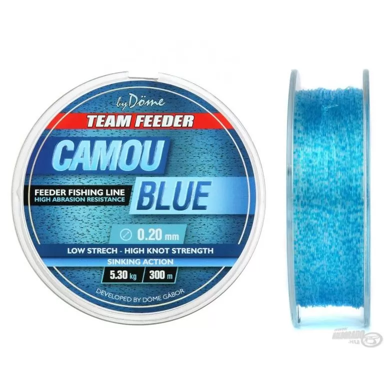 By Döme TEAM FEEDER Camou Blue Line 0,20 mm / 1