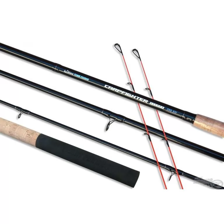By Döme TEAM FEEDER Carp Fighter Feeder 390XH horgászbot + Dobókesztyű ujj / 1