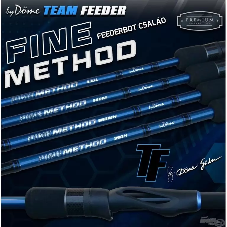 By Döme TEAM FEEDER Fine Method Feeder 360M horgászbot + Dobókesztyű ujj / 1