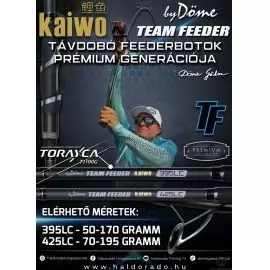 By Döme TEAM FEEDER Kaiwo 425LC távdobó Feederbot 180 méterig