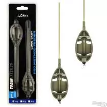 By Döme TEAM FEEDER Long Cast Pro Method Feeder kosár L 25 g - 2 db