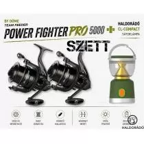 By Döme TEAM FEEDER Power Fighter Pro 5000 orsó páros + Sátorlámpa