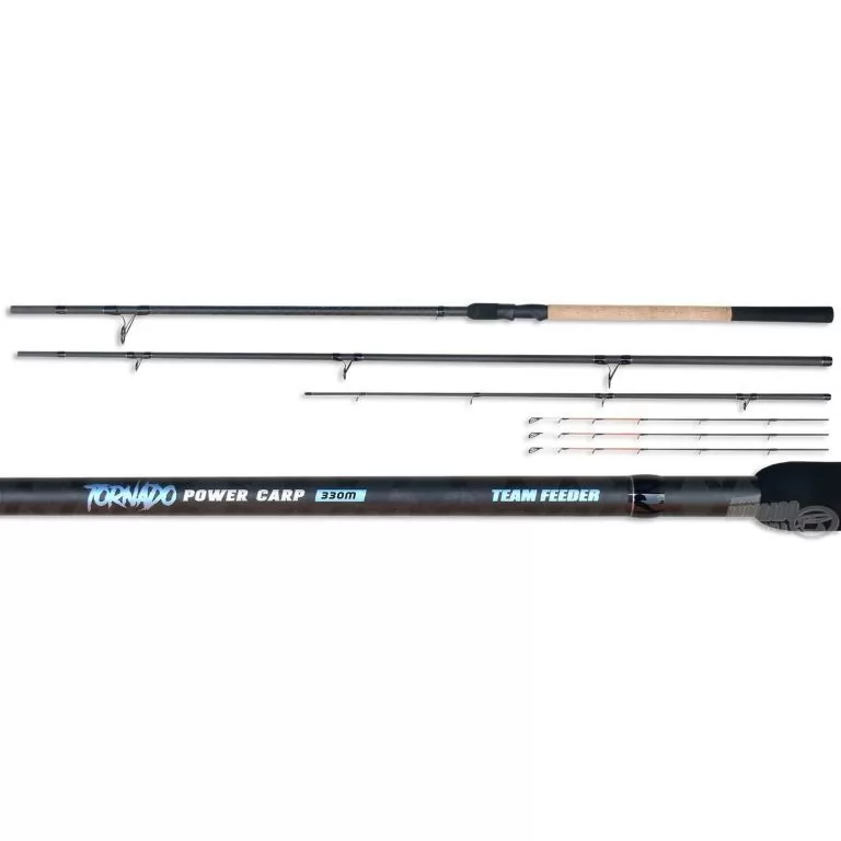 By Döme TEAM FEEDER Tornado Power Carp 330M horgászbot + Dobókesztyű ujj / 2