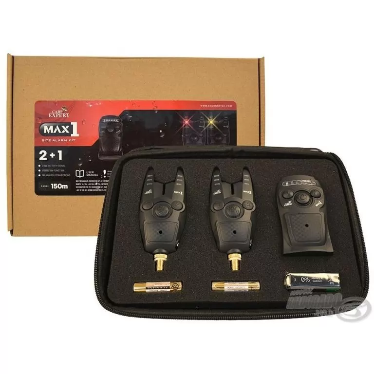 Carp Expert MAX1 elektromos 2+1 kapásjelző szett / 1