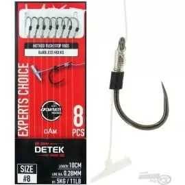 DAM Detek Method Push Stop Rig Barbless 10 cm 12 - 0,22 mm