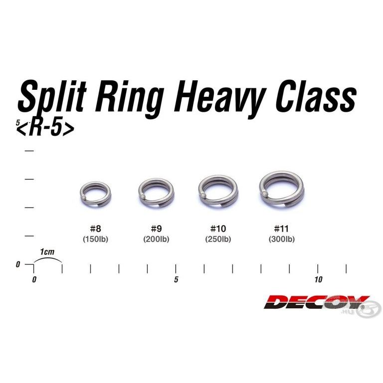 DECOY R-5 Split Ring Heavy Class 8