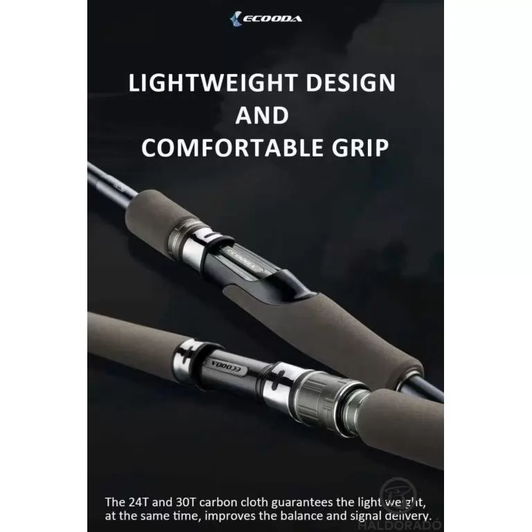 ECOODA Black Thunder III Boat 210M Spinning vertikális harcsa horgászbot / 5