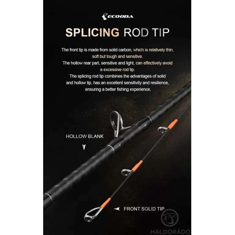 ECOODA Lofty Ambition Light Game 215MH Casting JIG-es, süllős horgászbot / 9
