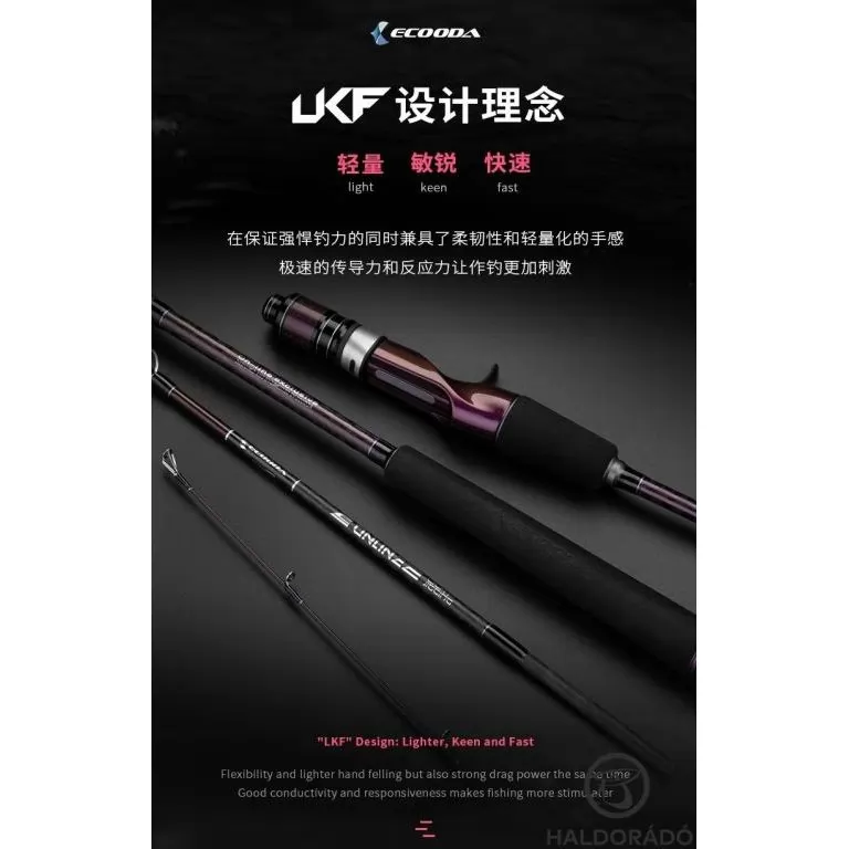 ECOODA Online E Light Jigging 185ML Casting nyéltoldós wobbleres balinos horgászbot / 3