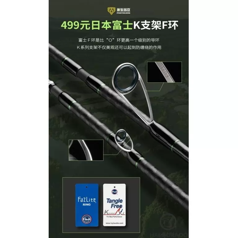 ECOODA Protolure Cyatheaceae 198ML Casting wobbleres domolykós horgászbot / 3