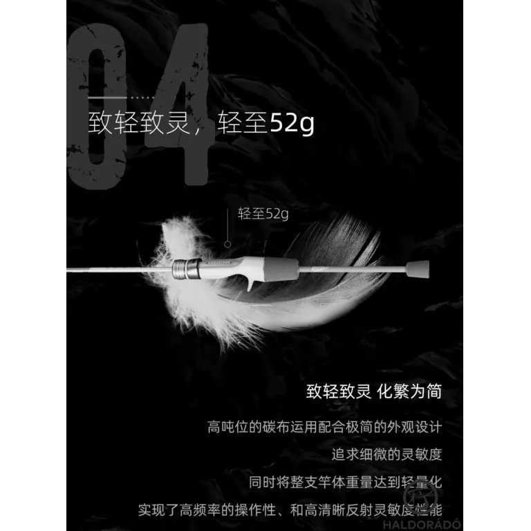 ECOODA Protolure Light Plume Solid 220L Casting horgászbot / 5