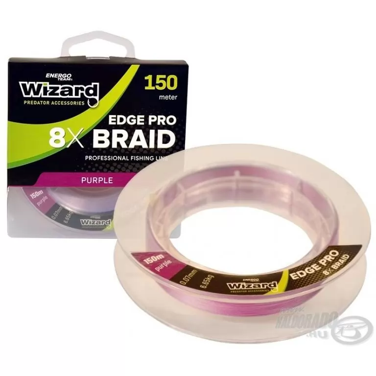 ENERGOTEAM Wizard Edge PRO 8X Braid Violet 150 m - 0,08 mm / 1