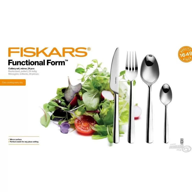FISKARS Functiomal Form evőeszközkészlet 24 db fényes / 2