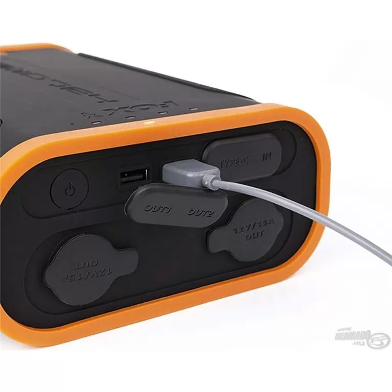FOX Halo Power 96K - Hordozható nagy teljesítményű akkumulátor 96000 mAh beépített lámpával / 5
