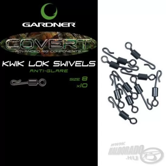 GARDNER Covert Kwik Lok Swivels 8