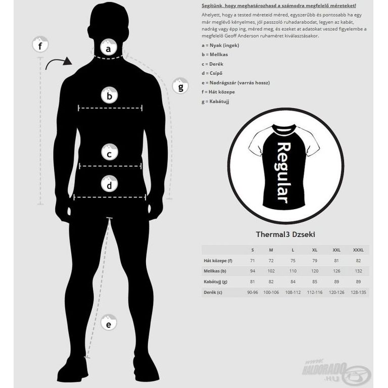 Geoff Anderson Thermal3 kabát XXL