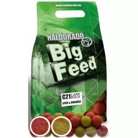 HALDORÁDÓ Big Feed - C21 Boilie - Eper & Ananász 2 kg