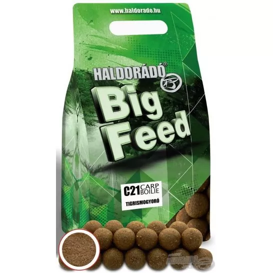 HALDORÁDÓ Big Feed - C21 Boilie - Tigrismogyoró 2 kg
