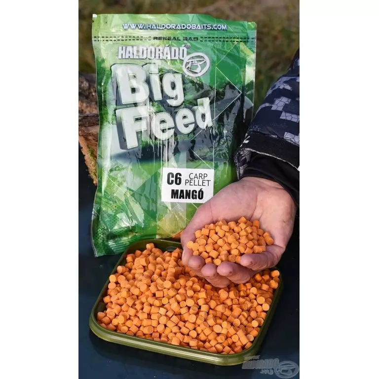 HALDORÁDÓ Big Feed - C6 Pellet - Mangó 2 kg / 2