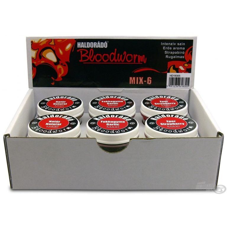 HALDORÁDÓ Bloodworm MIX-6 / 6 változat egy dobozban