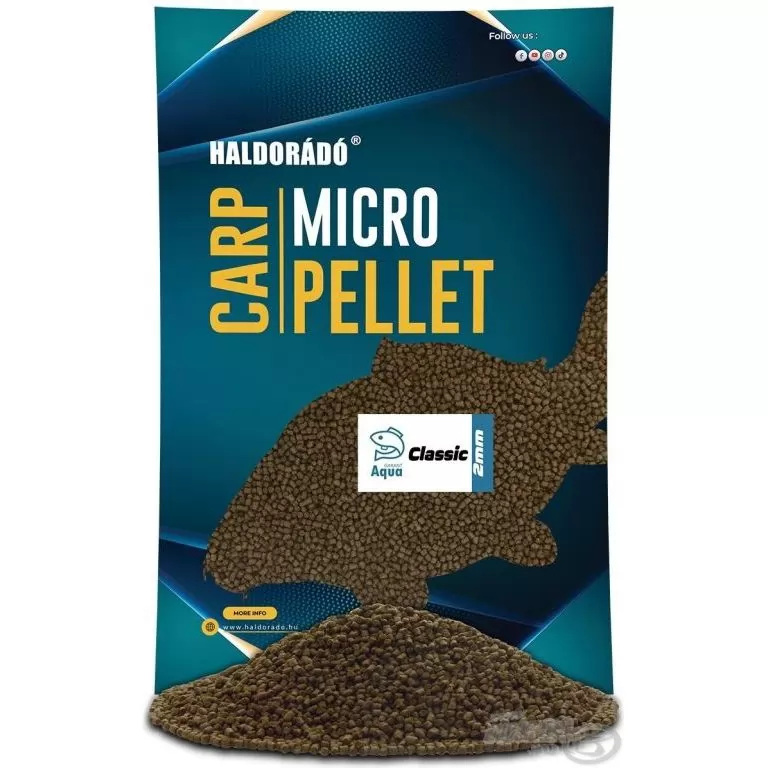 HALDORÁDÓ Carp Micro Pellet - Aqua Garant Classic Pellet 2 mm / 1