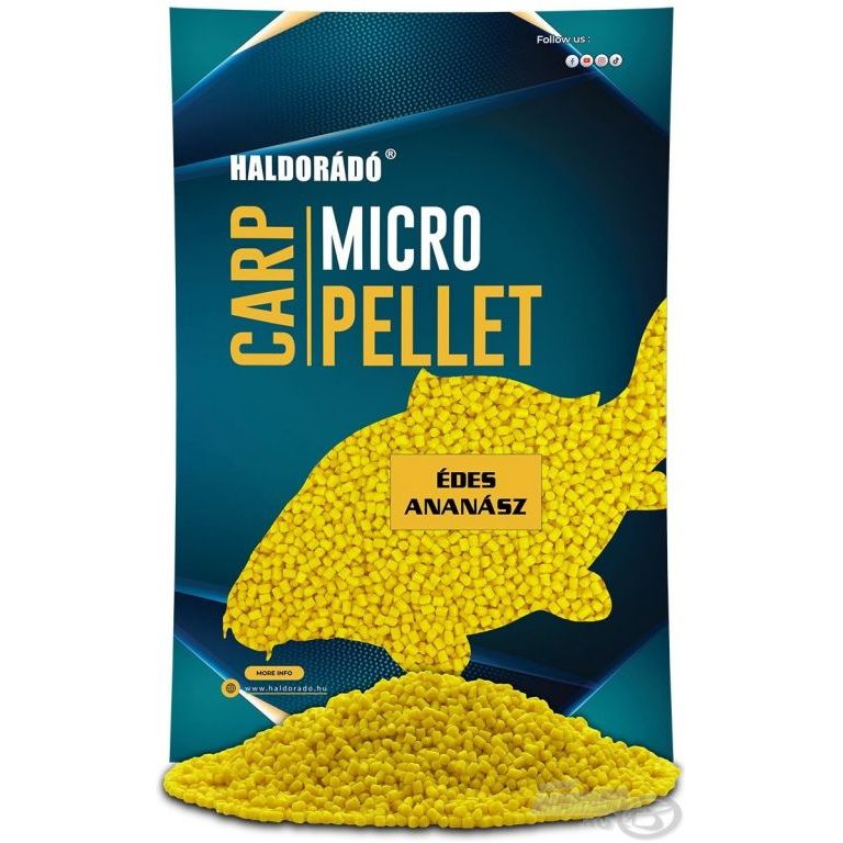 HALDORÁDÓ Carp Micro Pellet - Édes Ananász